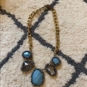 Blue/Grey stone necklace